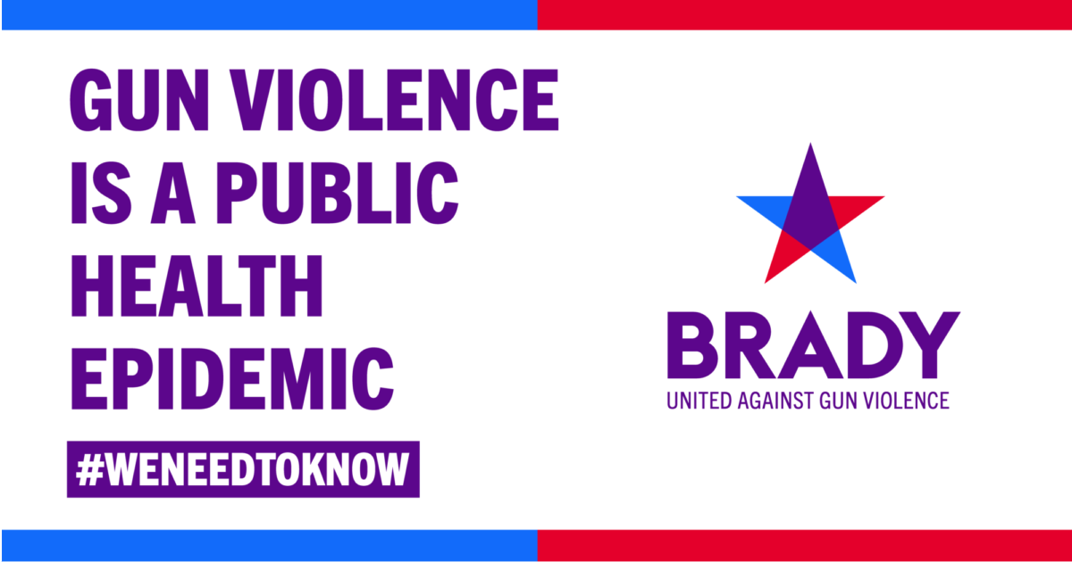 Tell Senators Fund Research to Prevent Gun Violence! Brady