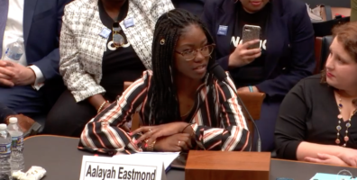 Parkland Survivor and Team ENOUGH Leader Aalayah Eastmond Testifies Before Congress